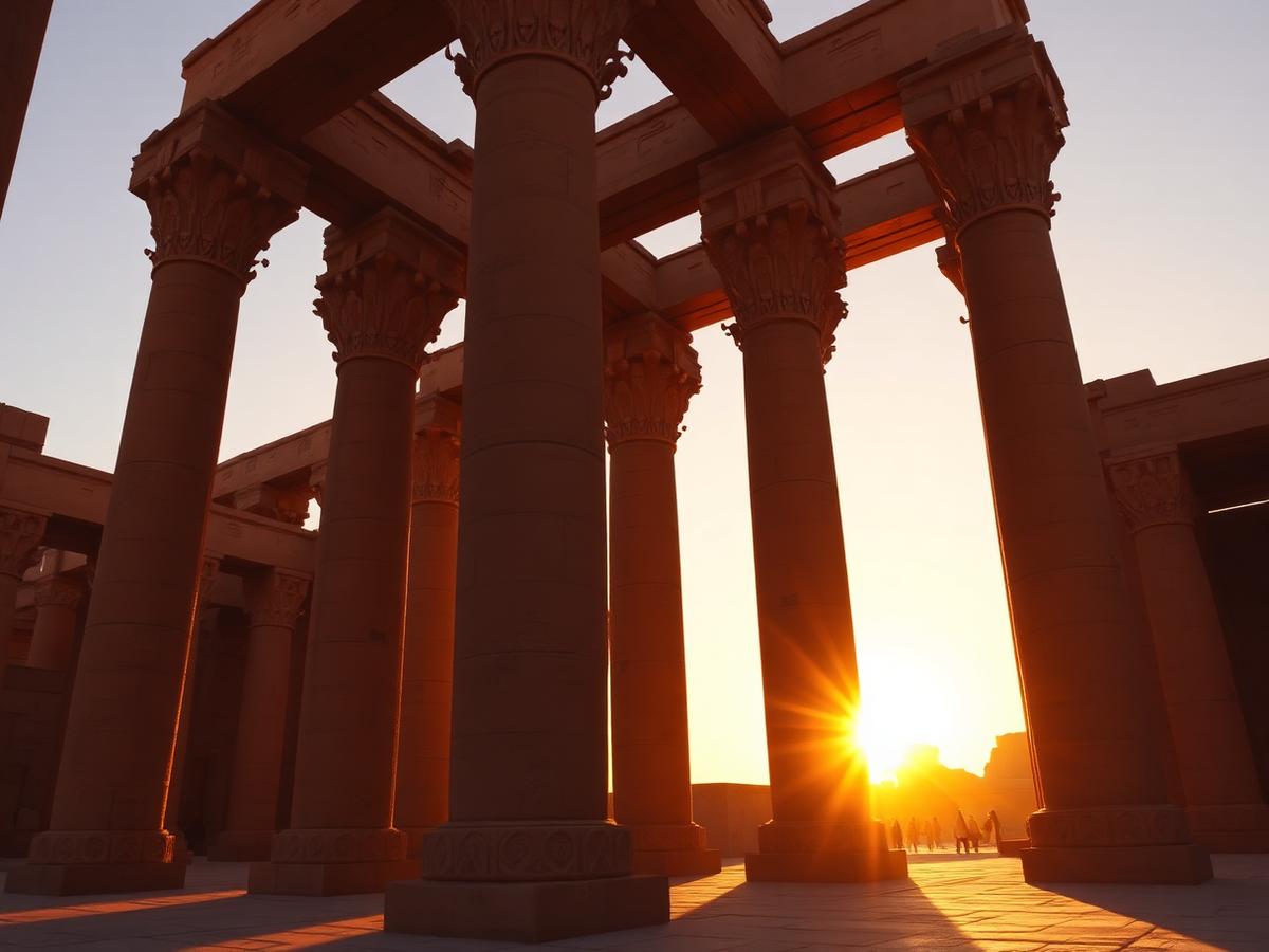 Karnak columns